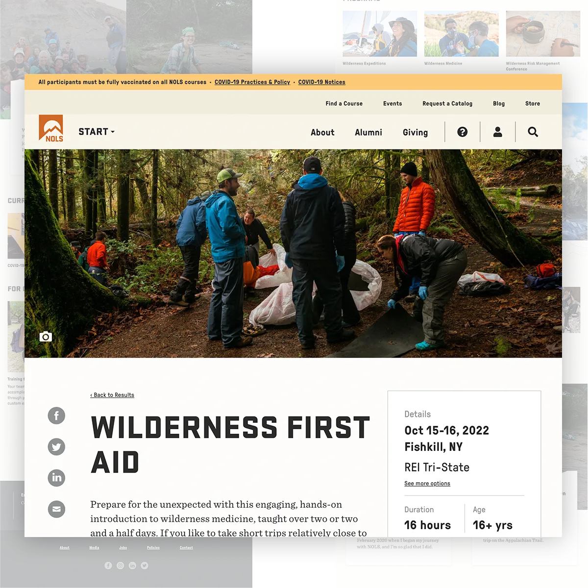 NOLS.edu Illustration